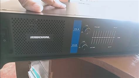 RIWORAL Power Amplifier Unboxing YouTube