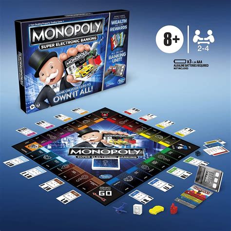 Hasbro Gaming Monopoly Super Electronic Banking
