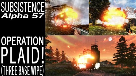 Operation Plaid Three Base Wipe Subsistence Single Player Gameplay