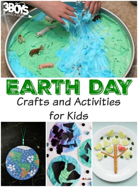 Earth Day Activities And Crafts For Kids 3 Boys And A Dog