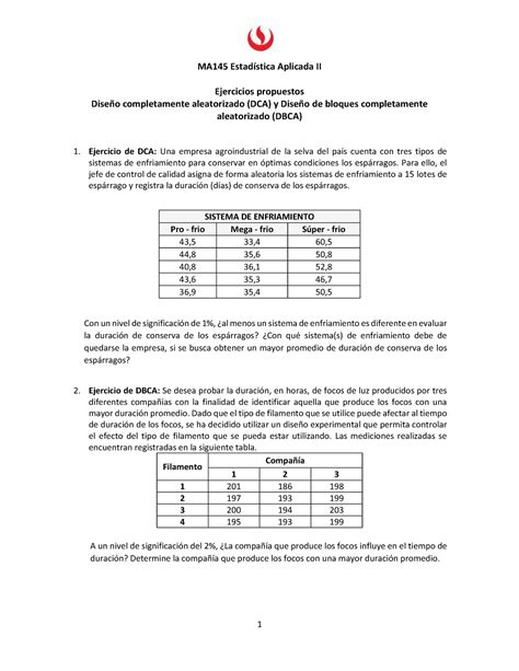 Ma Ejercicios Propuestos Upc Estadistica Ma