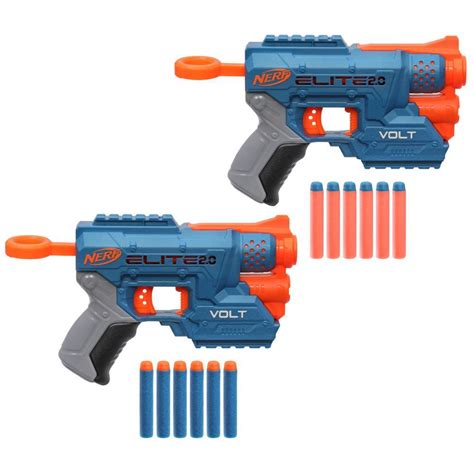 Nerf Elite 2.0 Volt SD-1 Blaster 2-Pack Includes 2 Blasters and 12 Nerf ...