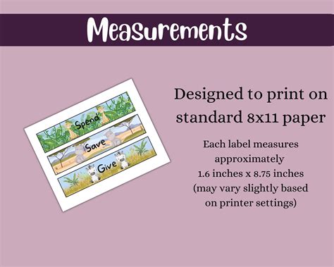 Give Save Spend Labels, Allowance Jars, Piggy Bank Labels, Kids Money