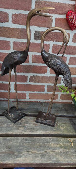 Paar Bronzen Vogels Cm Figuur Brons Catawiki