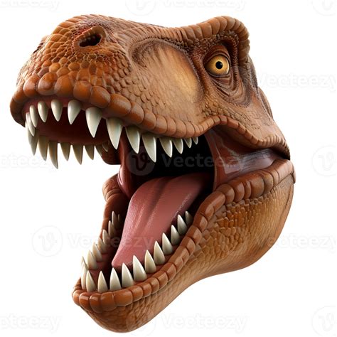 Ai Generated 3d Cartoon T Rex Dinosaur No Background Perfect For Print On Demand 41766363 Png