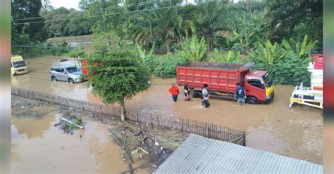 Ribuan Rumah Di Oku Terendam Hingga Jembatan Putus Imbas Banjir