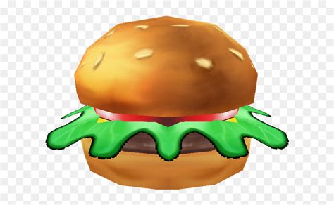 Cheeseburger Hamburger Patrick Star Krabby Patty, HD Png Download - vhv