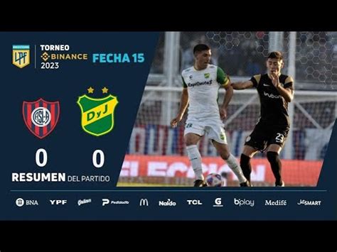 TorneoBinance 2023 Fecha 15 Resumen De San Lorenzo Defensa Y