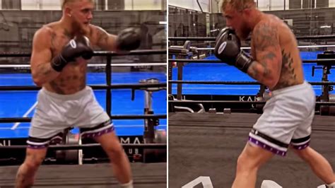 Watch Jake Paul in training in Dubai after travelling for Tommy Fury's ...