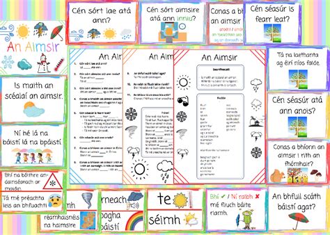 Mash Class Level An Aimsir Gaeilge Theme