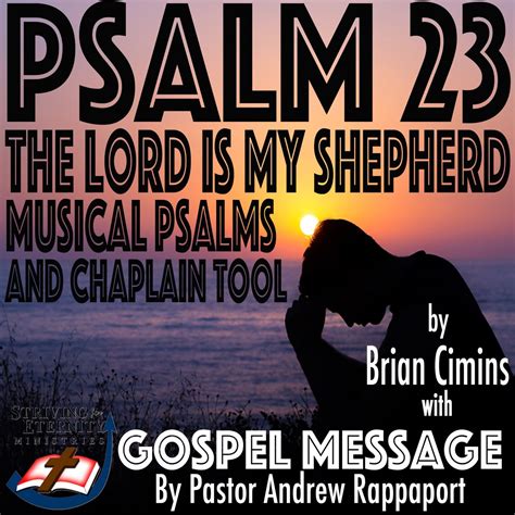 ‎psalm 23 The Lord Is My Shepherd Musical Psalms And Chaplain Tool