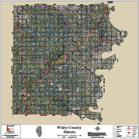 White County Illinois 2018 Aerial Wall Map, White County Illinois 2018 Plat Book, White County ...