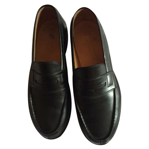 Jm Weston Mocassins Homme Cuir Noir Ref 19025 Joli Closet