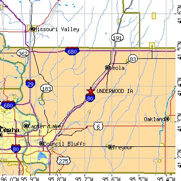 Underwood, Iowa (IA) ~ population data, races, housing & economy