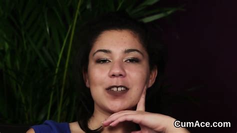 Horny Hottie Gets Sperm Load On Her Face Sucking All The Jizz