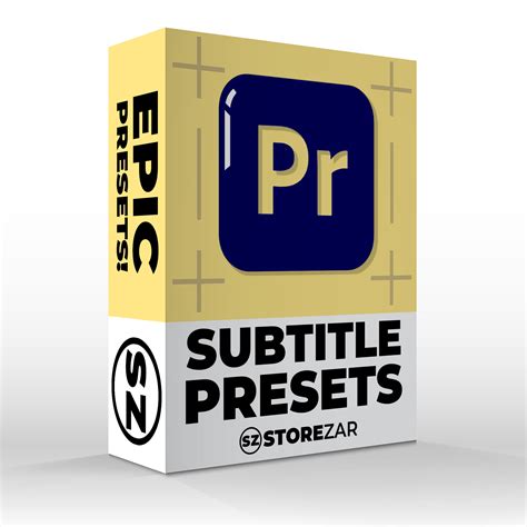 The Ultimate Subtitles Preset Pack For Premiere Pro By Finzar