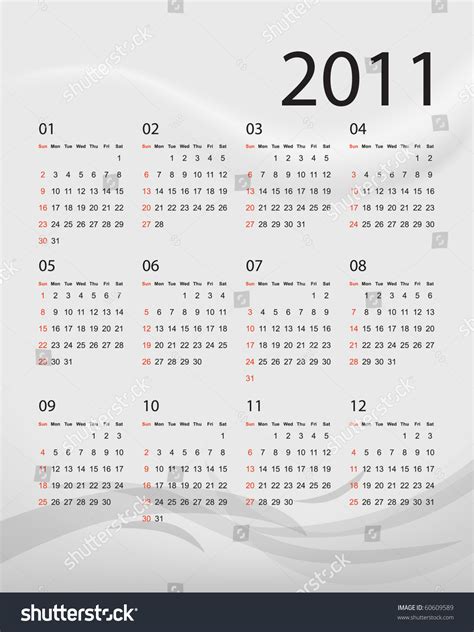 8.630 2011 Calendar Images, Stock Photos, 3D objects, & Vectors ...