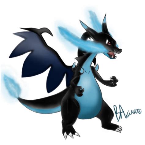 Mega Charizard X - Pokemon X and Y by BAnimate on DeviantArt