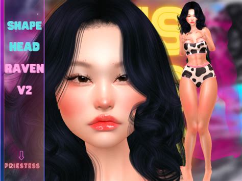 Second Life Marketplace [pris] Shape Head Raven Lel Evo X V2