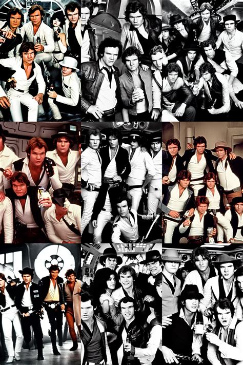 Han Solo And His Droogs Having A Drink At The Korova Stable Diffusion