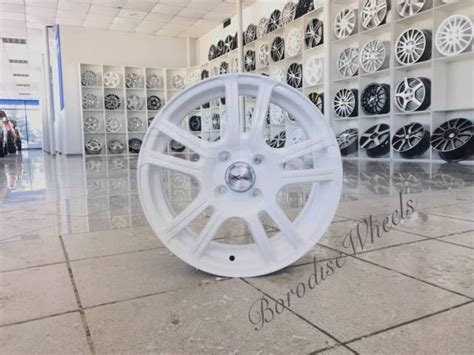 Диски литые x-trike х-105 4x100 r15 #335 полностью белые, X'trike X-105 ...