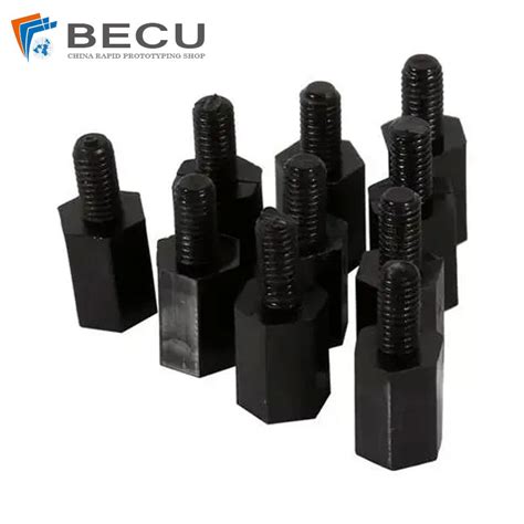 CNC Turning Black 6-32 Nylon Machine Screws | Be-cu.com