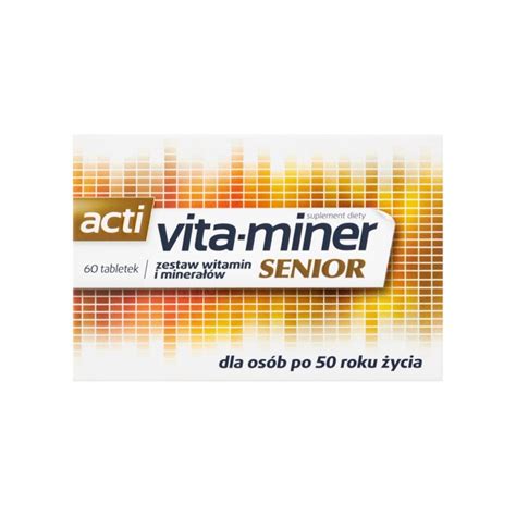 Acti Vita Miner Senior 60 Tabletek Apteka Moderna