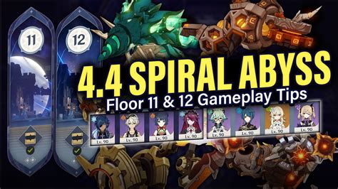 How To Beat 4 4 Spiral Abyss Floor 11 And 12 Guide And Tips W 4 Star