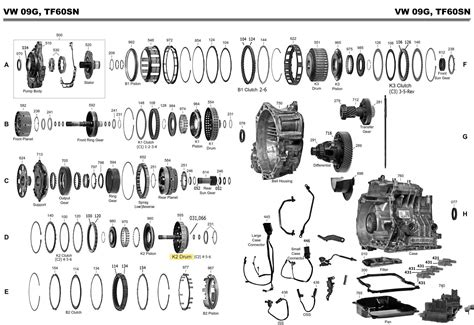 Transmission Repair Manuals G K Aw Tf Sn