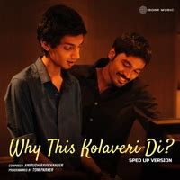 Why This Kolaveri Di Sped Up Version Tom Parker Anirudh