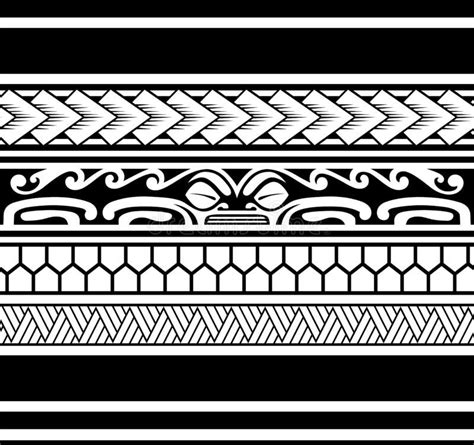 Polynesian Tribal Tattoo Designs Polynesian Armband Or Forearm Make A