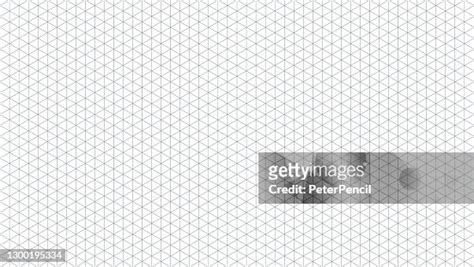 Grid Graph Paper Sheet Isometric White Background Texture Template Vector Illustration High Res