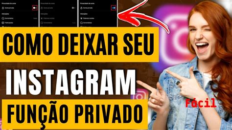 Como Deixar Instagram Privado Pelo Celular YouTube