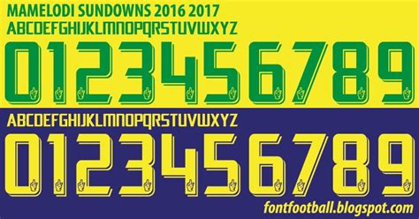 FONT FOOTBALL: Font Vector Mamelodi Sundowns 2016 2017 kit