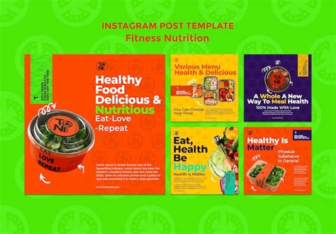 Publicaciones De Instagram De Nutrici N Fitness De Dise O Plano