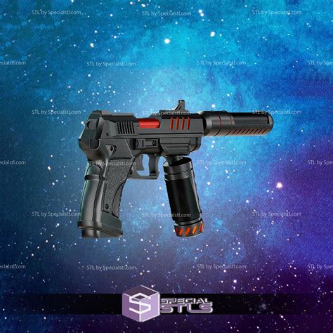 Cosplay STL Files Comic Star Lord Guns 3D Print Wearable SpecialSTL