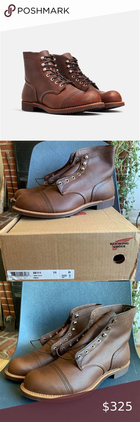 Red Wing Iron Ranger 8111 Mens 13 D New Factory 1st Amber Harness