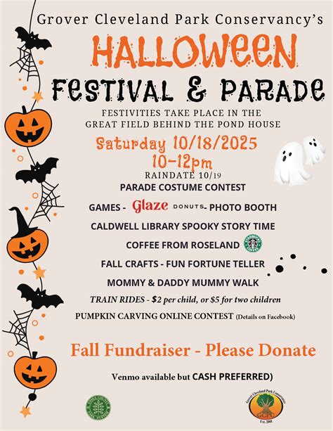 Oct 18 | Grover Cleveland Park Conservancy Halloween Parade | Caldwells
