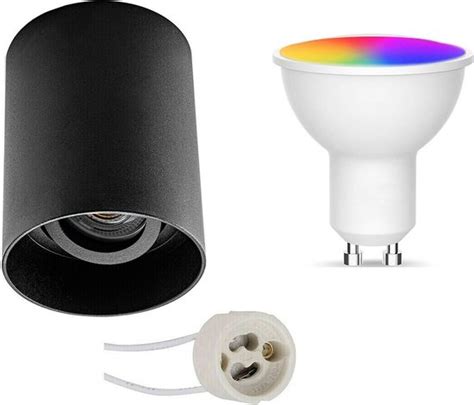 Opbouwspot Set GU10 Oficto Smart LED Wifi LED Slimme LED 5W