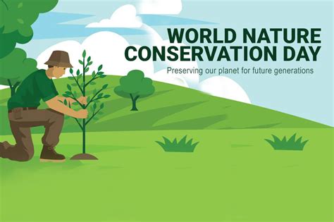 World Nature Conservation Day Our Planet Our Responsibility