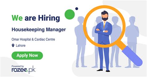 Housekeeping Manager Job Lahore Omar Hospital Cardiac Centre Rozee Pk