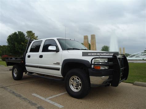 2002 Chevrolet Silverado 2500hd 4x4 Diesel Flatbed Air Ride Look