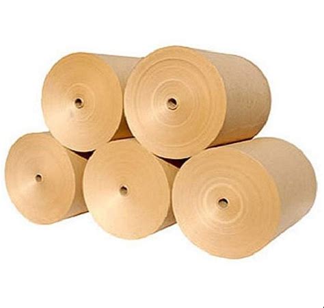 Tag Board Brown Mg Kraft Paper Packaging Type Roll Gsm At Rs