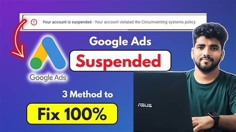 Google Ads Account Suspended Circumventing Systems Recover Fix