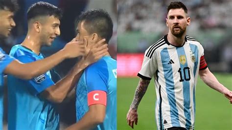 Watch Sunil Chhetri Closes In On Lionel Messi In Huge Milestone After