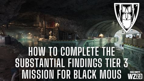 How To Complete The Substantial Findings Tier Mission For Black Mous