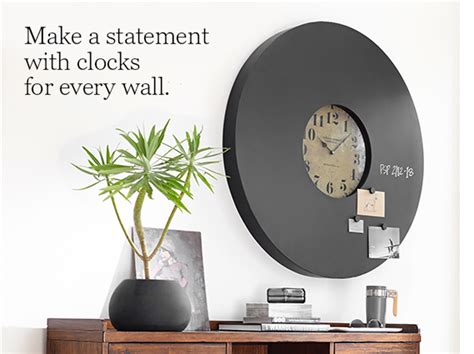 Wall Clocks And Decorative Clocks Pottery Barn