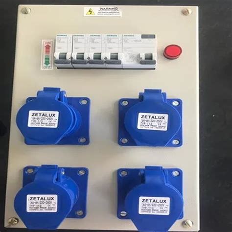 Industrial Plug And Socket Distribution Box At Rs Industrial Plug