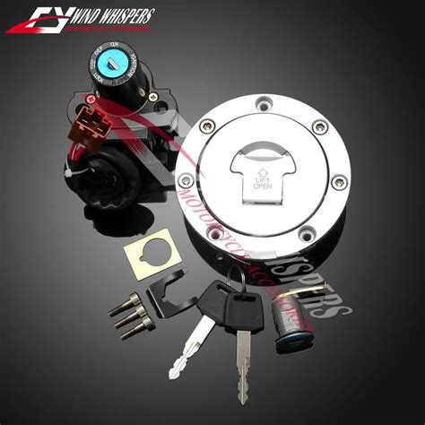 Motorcycle Ignition Switch Gas Cap Seat Key Lock Set For Honda