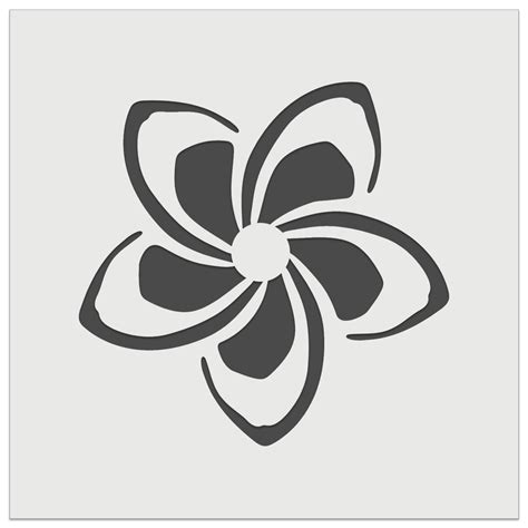 Plumeria Beautiful Tropical Spiral Flower DIY Cookie Wall Craft Stencil - 11.5 Inch - Walmart.com